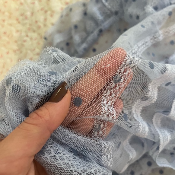 For Love and Lemons Harper ruffle slip dress size small - Picture 12 of 12